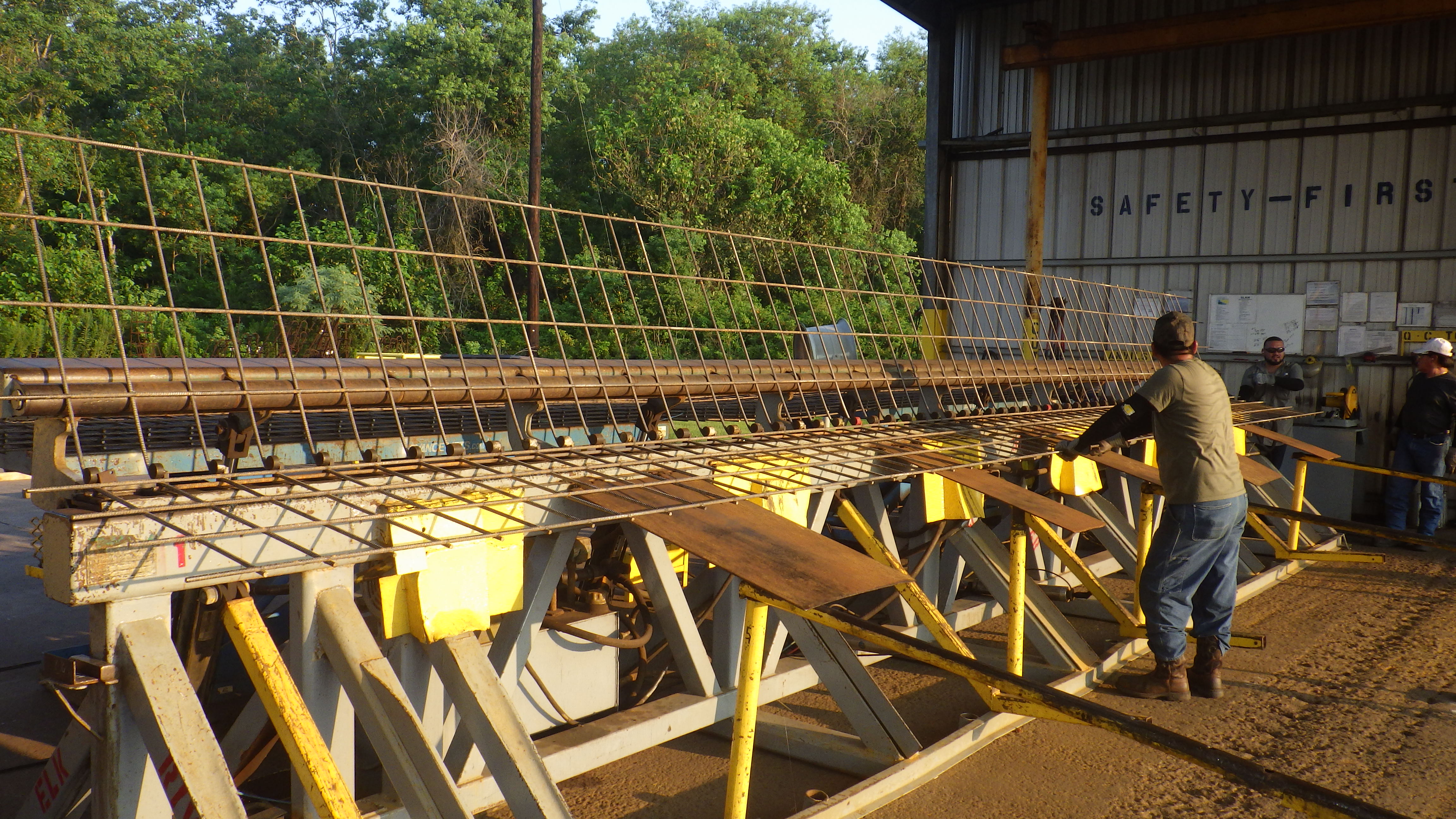 WWR BENDING OPERATION AT THE MANUFACTURING PLANT